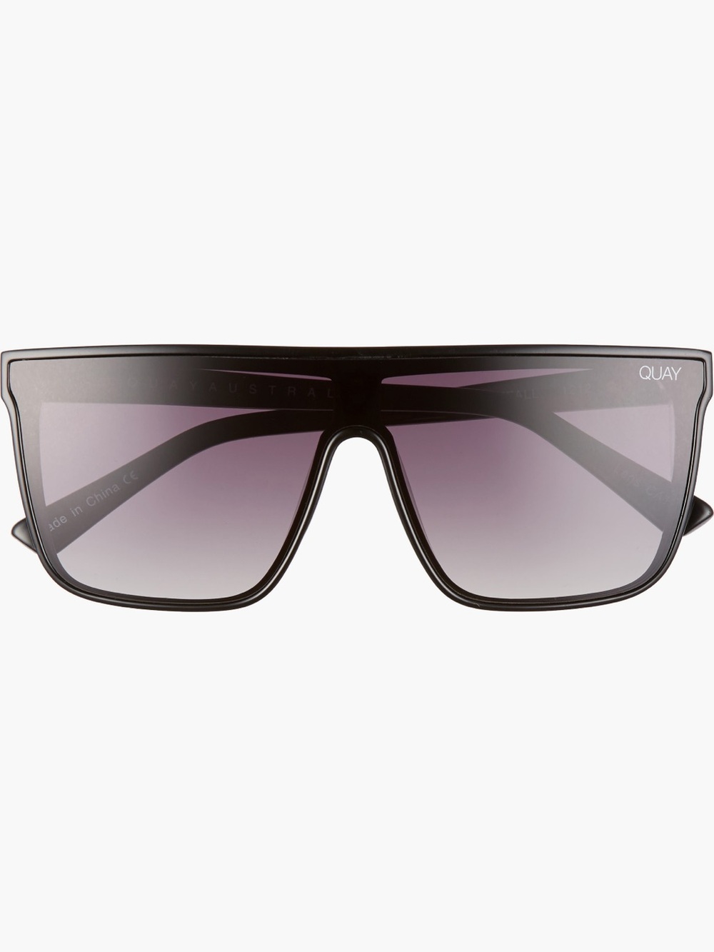 Quay Nightfall 52mm Gradient Flat Top Sunglasses